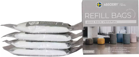 Absodry Duo Family Dehumidifier Replacement Bag Series 3 4-pack