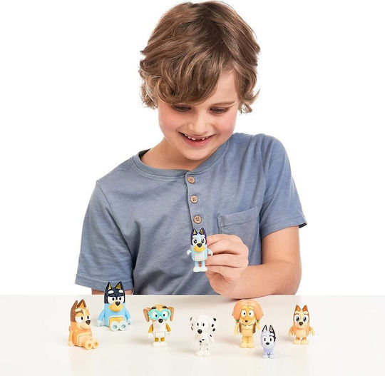 Bluey Family Friends 8 Piece Figure Set