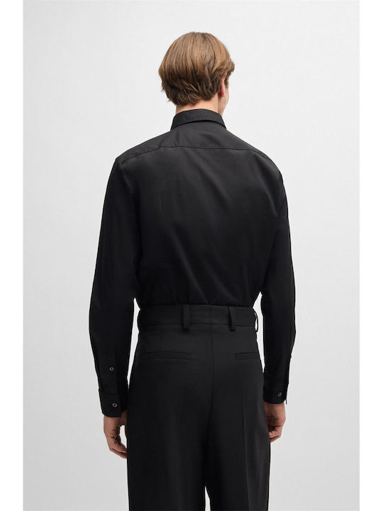 Hugo Ermo Cotton Shirt Black