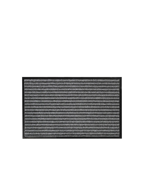 Douceur d'Intérieur Entrance Mat Anti-slip Gray 80x50cm Thickness 10mm
