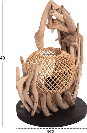 HomeMarkt Ashin Πορτατίφ για Ντουί E27 με Μπεζ Καπέλο και Βάση