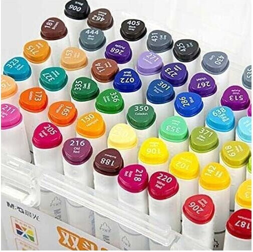 M&G Zeichenmarker 1mm Doppelseitig Set 12Stück