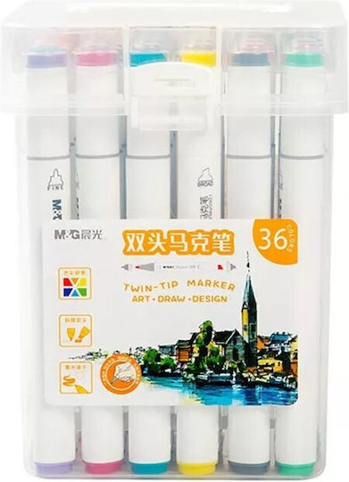 M&G Markere de Desen 1mm Set 12buc