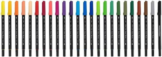 Eberhard Faber Artist Color Drawing Markers Double Tip Set 24pcs