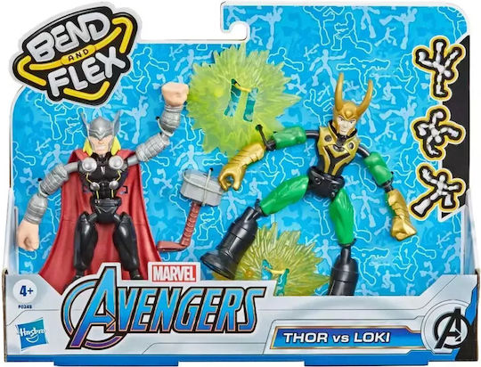 Φigură de acțiune Marvel Avengers Thor Thor vs Loki pentru copii de 4+ ani ani 15cm cm
