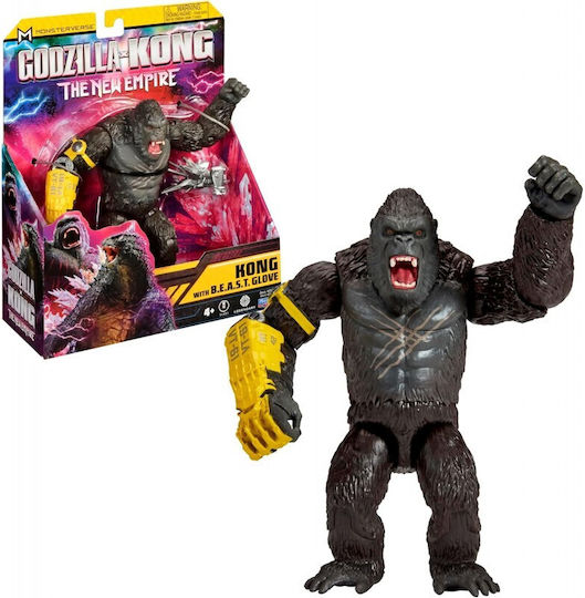 Action Figure Godzilla X Kong Kong with Beast Glove for 4+ Years 15cm.