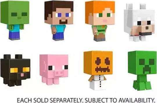 Action Figure Mob Head Wolf Minecraft