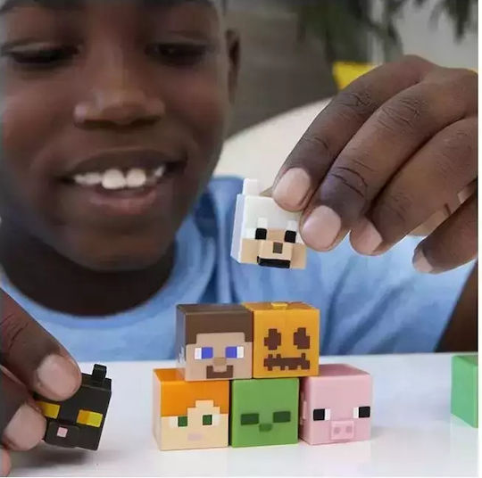 Action Figure Mob Head Wolf Minecraft