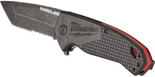 Milwaukee Hardline Serrated Σουγιάς Μαύρος