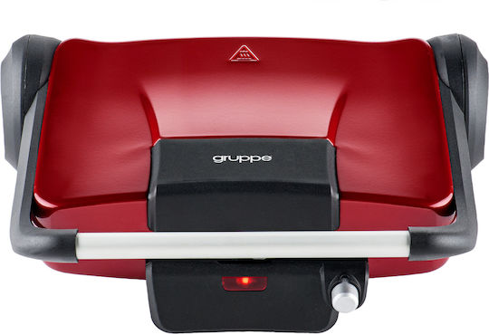 Gruppe T38 Sandwichmaker Grill mit Abnehmbaren Platten 1800W Rot