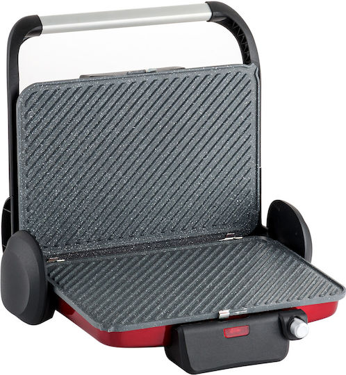Gruppe T38 Sandwichmaker Grill mit Abnehmbaren Platten 1800W Rot
