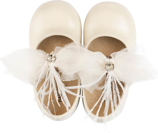 Babywalker Christening Pumps Ivory