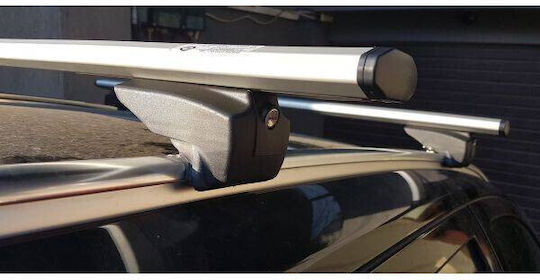 Menabo Lince Silber XL Querstangen Dachträger Hyundai Ix35 Geschweißte Stange 2010-2013