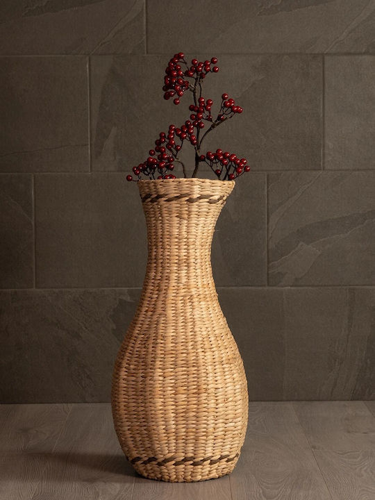 GloboStar Monaco Κασπώ Rattan Μπεζ 29x29x60εκ.