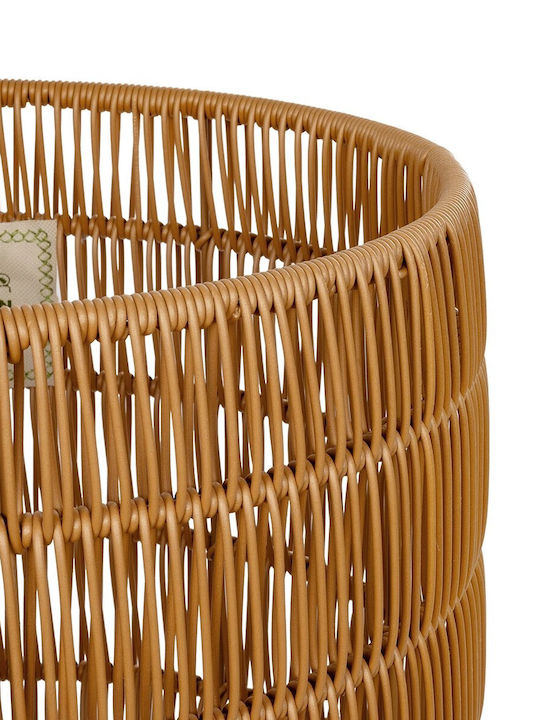 GloboStar Dakota Κασπώ Rattan Μπεζ 33x33x33εκ.