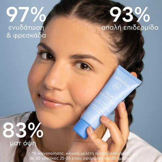 Apivita Routine Αqua Beelicious Set Îngrijire pentru Hidratare 3buc