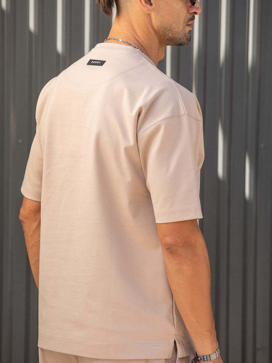 T-shirt Dark beige