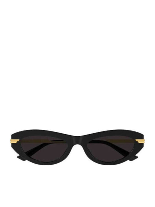 Bottega Veneta Damen Sonnenbrille mit Schwarz Gestell und Schwarz Linse BV1368S 001