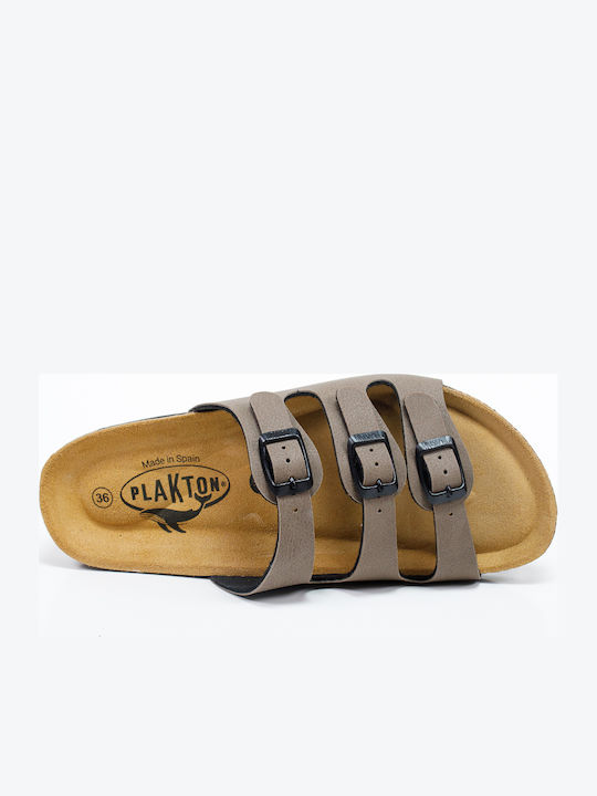Bandol Chicago Women's Flat Sandals Anatomic in Brown Color