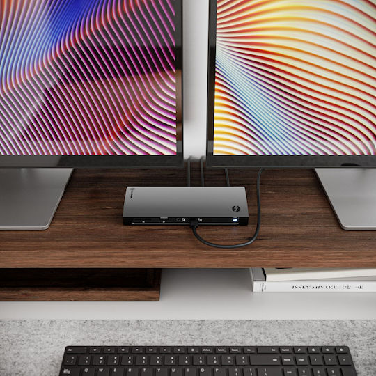 Alogic Thunderbolt 4 Докинг станция с 4K PD Ethernet Сребрист (TB4D3TB)