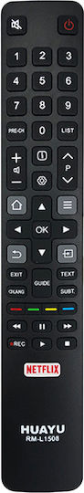 Huayu Compatible Remote Control RM-L1508 for Τηλεοράσεις Thomson and TCL