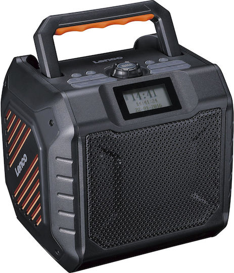 Lenco ODR-160GY Портативен Радиоприемник Акумулаторен DAB+ с USB Черен