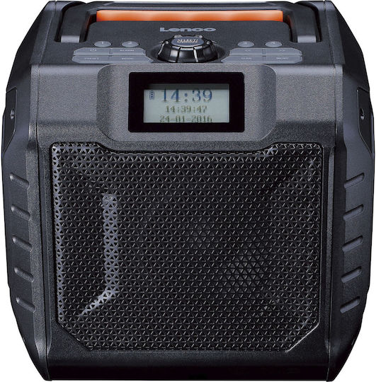 Lenco ODR-160GY Портативен Радиоприемник Акумулаторен DAB+ с USB Черен