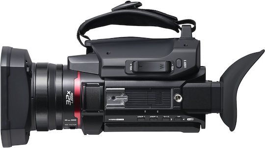 Panasonic Видеокамера HC-X1600E @ 60fps Сензор MOS Запис на Карта с памет с Екран 3.5" с HDMI / WiFi