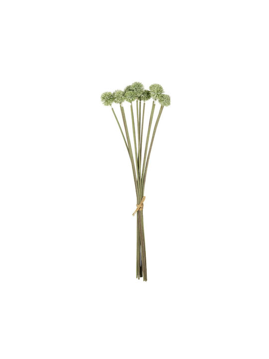 Globostar Artificial Garden Pale Green Dandelion Bouquet 21362 Artificial Decorative Dandelion Bouquet H54cm