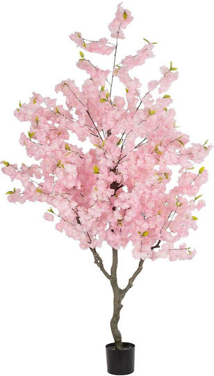 Globostar Artificial Garden Pink Cherry Blossom Tree 20678 Decorative Artificial Tree Pink Cherry Blossom H200cm Globostar Artificial Garden Pink Cherry Blossom Tree 20678 Decorative Artificial Tree Pink Cherry Blossom H200cm