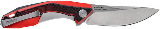 Kershaw Тъмблър Джобно Ножче Червено