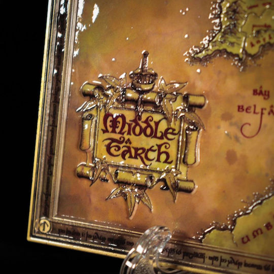 Lord Rings Metal Map Limited Edition