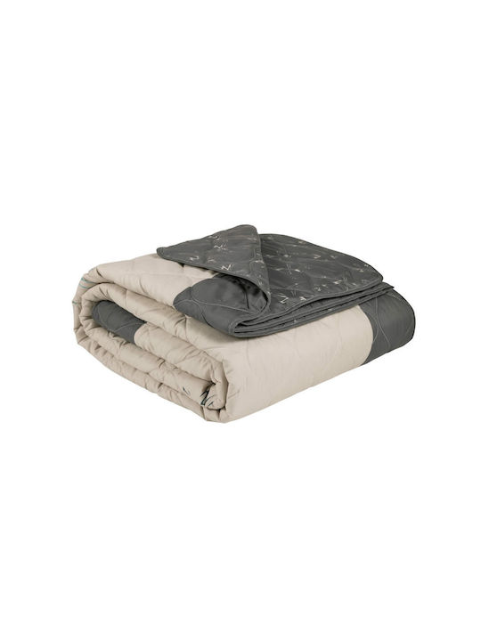 Das Home Kids Quilt Single Rock Style Beige Grey 160x220cm