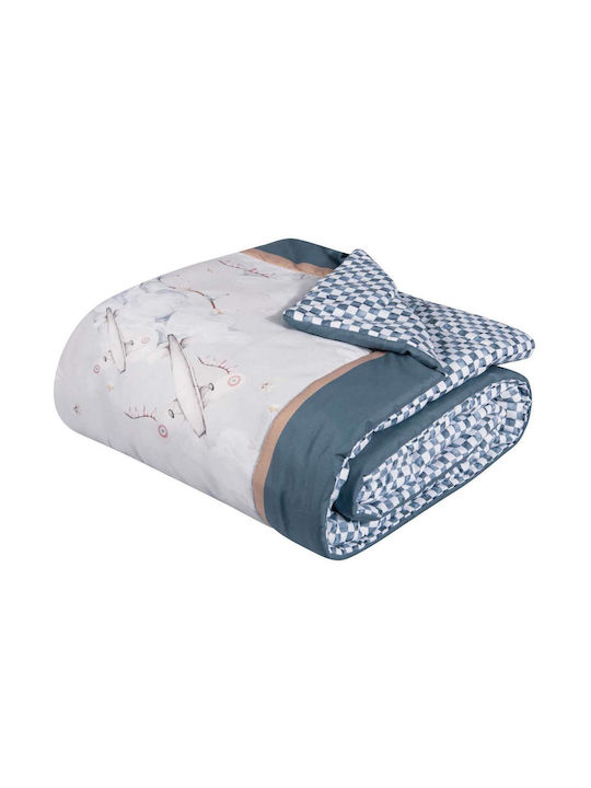 Greenwich Polo Club 8852 Βρεφικό Κουβερλί Microfiber Grey 110x150cm