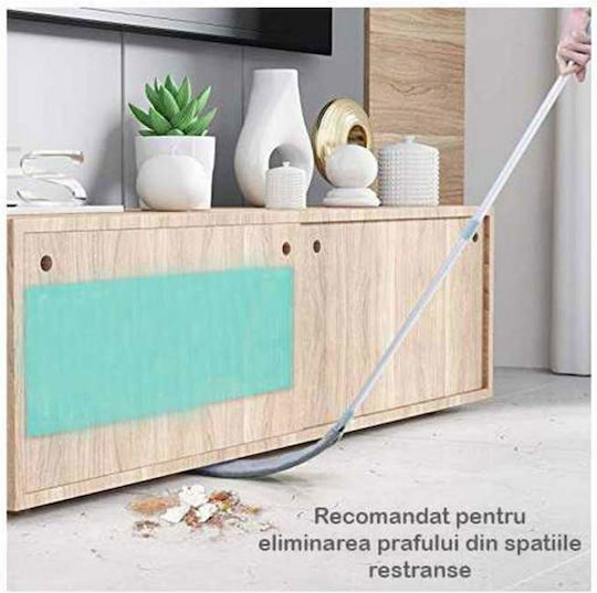 Flexible Dust Wiper Set Siks Microfiber Cloth Extendable Handle Flat Base 136 Cm