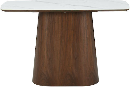 Totem Конзолна маса Walnut White Д120xШ50xВ76cm