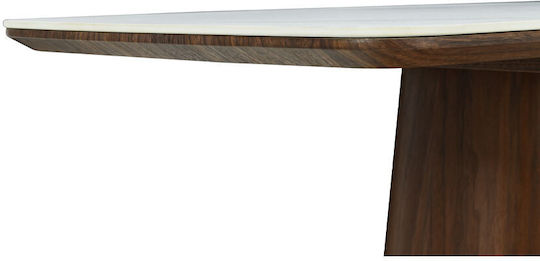 Totem Конзолна маса Walnut White Д120xШ50xВ76cm