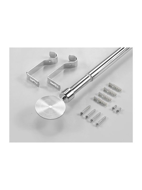 Douceur d'Intérieur Сгъваемо Металик Корниз Rollis Φ19мм 210-120cm Chrome