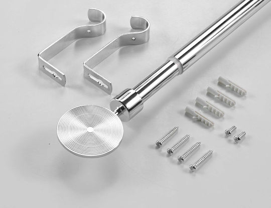 Douceur d'Intérieur Сгъваемо Металик Корниз Rollis Φ19мм 210-120cm Chrome