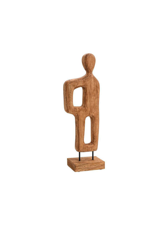 Wooden Decorative Woman Figure Fylliana Fl0112 Natural Antique Finish 17x4x55cm
