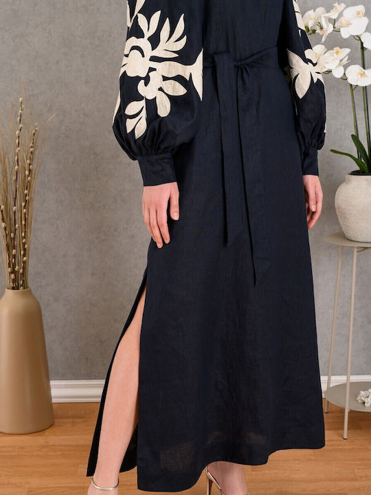 Maxi Dress for Wedding - Christening Blue