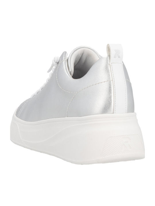 Damen Anatomisch Sneakers Silber