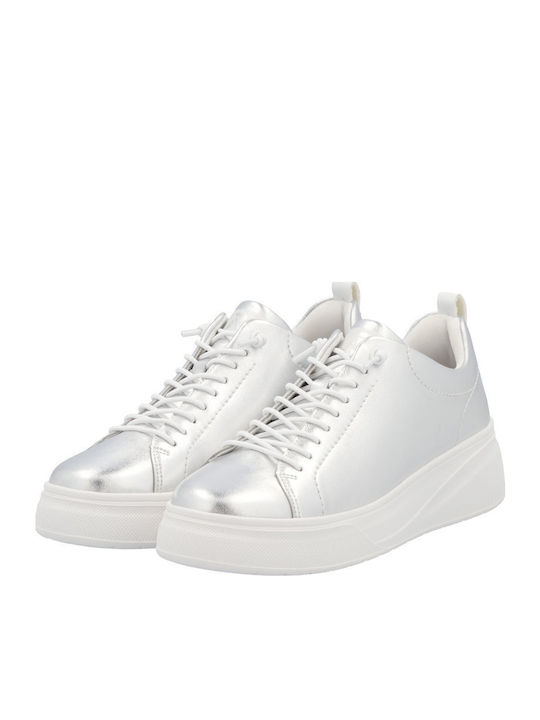 Damen Anatomisch Sneakers Silber