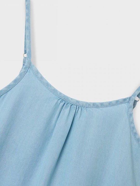 Παιδικό Φόρεμα Μακρυμάνικο Τζιν Light Blue Denim