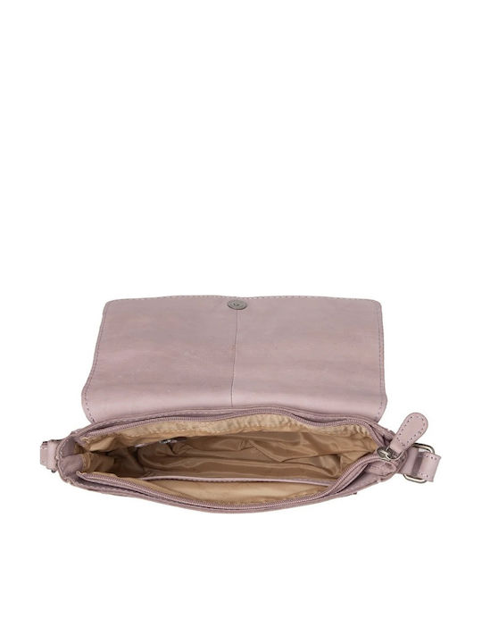 Leather Women's Bag Shoulder Lilac