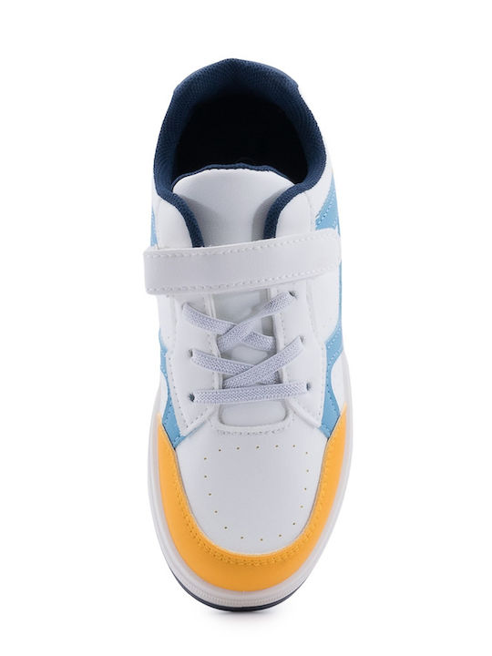 Παιδικά Sneakers με Σκρατς Λευκά