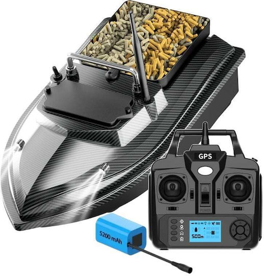 Barcă Plantat Nădit Momit Iuni U06 GPS 5200mAh 500m 2kg 10km/h Telecomandă 2.4GHz