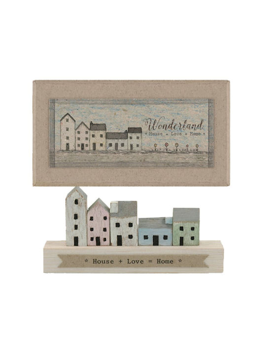 Synchronia Διακοσμητική Μινιατούρα Ξύλινη 11x2x5cm Synchronia Διακοσμητική Μινιατούρα Ξύλινη 11x2x5cm