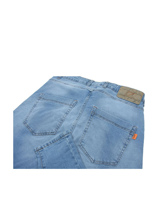 Herren Jeanshose Elastisch Blau