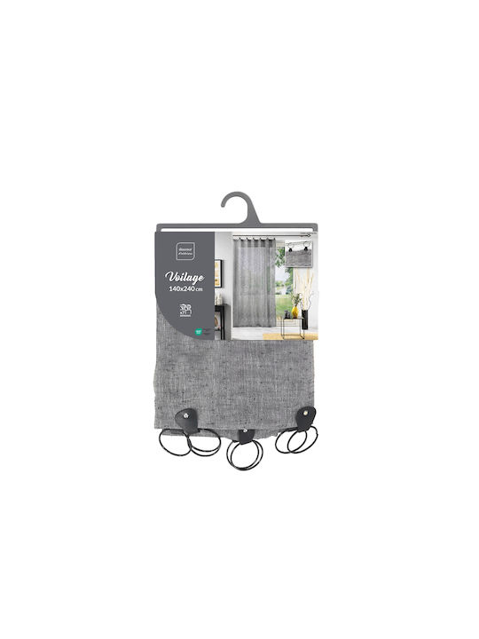 Douceur d'Intérieur Завеса с Копчета Сив 140x240бр